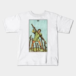 SEVEN OF WANDS Kids T-Shirt